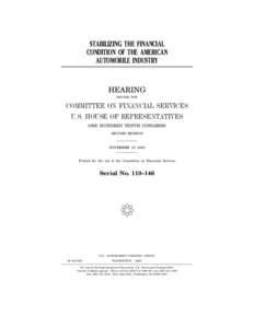 Economic history / Economic history of the United States / Automotive industry in the United States / Effects of the 2008–2010 automotive industry crisis on the United States / Emergency Economic Stabilization Act / Pete Hoekstra / Bailout / American International Group / Dean Heller / Late-2000s financial crisis / Economics / Economy of the United States