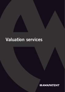 Valuation services  About Awapatent  Valuation services