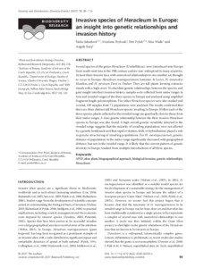 Diversity and Distributions, (Diversity Distrib[removed], 99–114 Blackwell Publishing Ltd