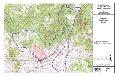 Navajo/Kayenta and Upper Ash Creek Aquifer Classification for Washington County Water Conservancy District