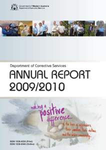 Department of Corrective Services’ Annual Report[removed]