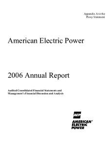 Appalachian Power / Public Utility Holding Company Act / Economy of the United States / Energy in the United States / American Electric Power / Donald C. Cook Nuclear Generating Station