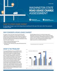 JANUARYWASHINGTON STATE ROAD USAGE CHARGE ASSESSMENT