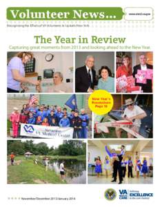 Volunteer News  www.visn2.va.gov Recognizing the Efforts of VA Volunteers in Upstate New York