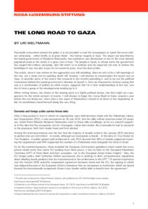 Microsoft Word - The Long Road to Gaza.docx