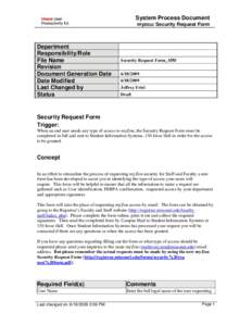 Microsoft Word - Security Request Form_SPD