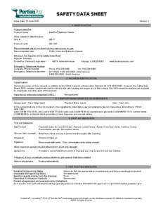 SAFETY DATA SHEET Issue Date 01-June-2015 Version 1 1. IDENTIFICATION