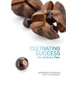 CULTIVATING  SUCCESS One Seed at a Time  Table of Contents