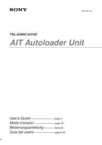 TSL-A300C/A310C AIT Autoloader Unit