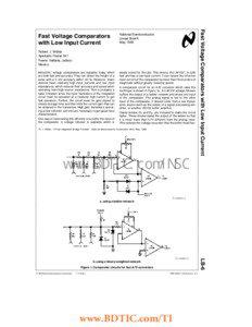 National Semiconductor Linear Brief 6 May 1969