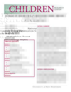 National Juvenile Online Victimization Study (N‐JOV):  Methodology Report  Janis Wolak  Kimberly J. Mitchell  David Finkelhor 