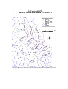 Figures 2,3,4, and 5: North Fork Eel River - Upper 5 Basins