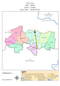 Block map State : BIHAR District : SIWAN Block Name : BASANTPUR  !