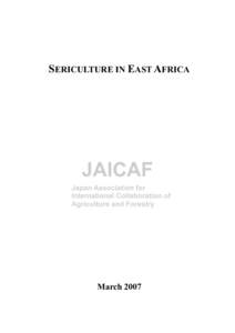 Microsoft Word - Sericulture in East Africa-final.doc
