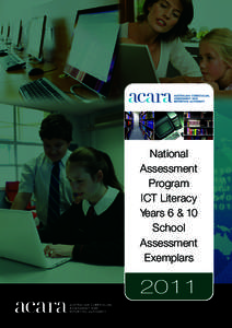 National Assessment Program ICT Literacy Years 6 & 10 School