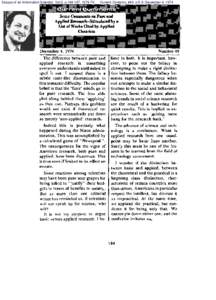Essays of an Information Scientist, Vol:2, p[removed], [removed]Current Contents, #49, p.5-8, December 4, 1974 S(MEM? C4mmtmt$ amPure ad