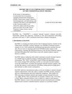 Energy conservation in the United States / EnerNOC / Demand response / Electric power distribution / Energy demand management / Load profile / Load management / Electric power / Electromagnetism / Energy