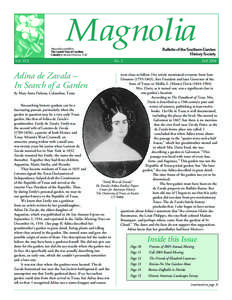 Roses / Alamo Mission in San Antonio / Daughters of the Republic of Texas / Clara Driscoll / Zavala / Rose garden / Texas House of Representatives / Texas / Adina Emilia De Zavala / Lorenzo de Zavala