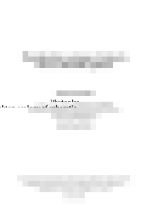 Phytoplankton ecology of subarctic lakes in Finnish Lapland Laura Forsström Environmental Change Research Unit (ECRU) Department of Biological and Environmental Sciences