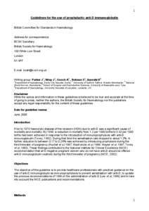 Anatomy / Pediatrics / Hematology / Blood / Rh disease / Polyclonal antibodies / Rho(D) immune globulin / Hemolytic disease of the newborn / Coombs test / Medicine / Transfusion medicine / Health