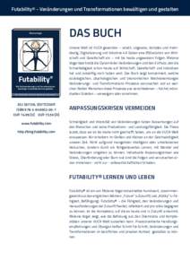 Futability® - Veränderungen und Transformationen bewältigen und gestalten  Melanie Vogel Futability® Wie Sie Veränderungen und Transformationen