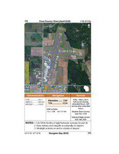 Door County Cherryland Airport Directory Diagram