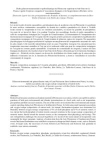 Etude paléoenvironnementale et paléoclimatique du Pléistocène supérieur du Sud-Ouest de la France, à partir d’analyses comparées d’associations fauniques et de biogéochimies effectuées sur les micromammifèr