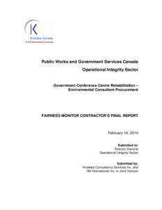 Public Works and Government Services Canada