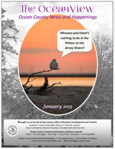 Ocean County News and Happenings Whoooo said there’s nothing to do in the Winter at the Jersey Shore?!