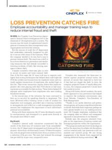 2014 ERA AWARDS LOSS PREVENTION  AWARD WINNER LOSS PREVENTION CATCHES FIRE Employee accountability and manager training keys to