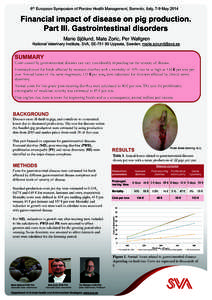 Microsoft PowerPoint - Financial impact of disease III Gastrointestinal Diseases ESPHM 2014.pptx