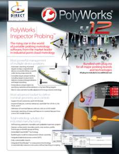 I  PolyWorks Inspector Probing™ The rising star in the world of portable probing metrology