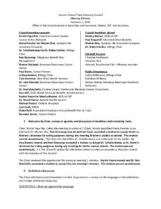 Pharmaceutical industry / Research / Medicine / Health insurance / Clinical trial / National Association of Insurance Commissioners / Health Insurance Portability and Accountability Act / Employee benefit / Medicare / Health / Clinical research / Food and Drug Administration