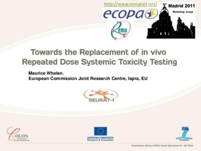 http://www.remanet.net/  Maurice Whelan. European Commission Joint Research Centre, Ispra, EU  SEURAT - The Vision