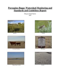 MLT Watershed Monitoring and Standards and Guidelines Report