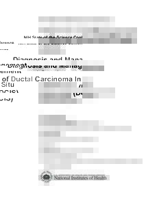 Ductal Carcinoma in Situ Conference Abstract Book