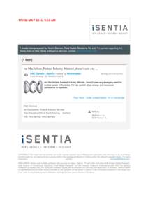 OzTAM / Marketing / ComScore / Ian Macfarlane / Alice Springs / Darwin /  Northern Territory / Copyright / Nielsen ratings / American Broadcasting Company / Australian television ratings / Geography of Australia / Northern Territory