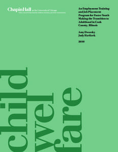 An Employment Training and Job Placement Program for Foster Youth Making the Transition to Adulthood in Cook County, Illinois