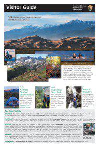 Visitor Guide  Great Sand Dunes