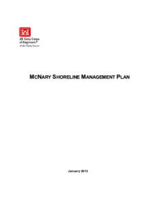 MCNARY SHORELINE MANAGEMENT PLAN  January 2012 McNary Shoreline Management Plan January 2012