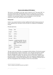 Microsoft Word - Report on the sinking of MS Explorer_final.doc