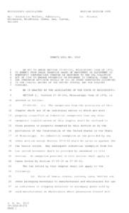 MISSISSIPPI LEGISLATURE  REGULAR SESSION 1999 By: Senator(s) Moffatt, Robertson, Dickerson, Woodfield, Hewes, Lee, Cuevas,