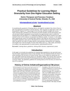 Learning / Curricula / Educational psychology / Instructional design / E-learning / Learning object / Virtual learning environment / Rapid learning / Student-centred learning / Education / Educational technology / Pedagogy