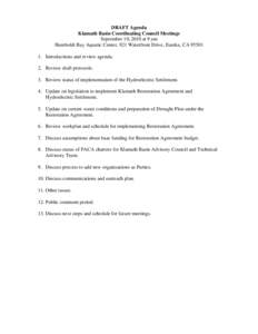 Microsoft Word - Agenda for September 2010 Klamath Basin Coordinating Council meeting.doc