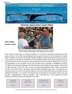 May[removed]Sanctuary Whale Tales Maui ’ s Volunteer Newsletter