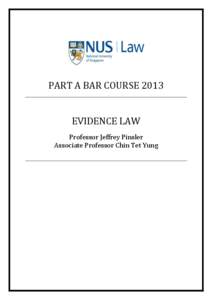 Evidence / Relevance / Implied assertion / R v B / Admissible evidence / Evidence law / Law / Hearsay
