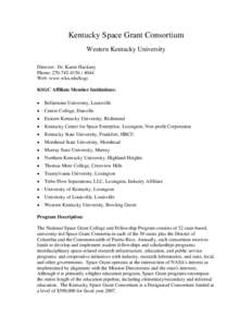 Microsoft Word - 2007_HE_SpaceGrant_KY.doc