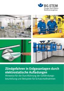 Zündgefahren in Erdgasanlagen durch elektrostatische Aufladungen