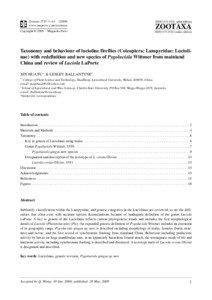 Firefly / Atyphella / Lampyrinae / Lampyridae / Luciola / Luciolinae