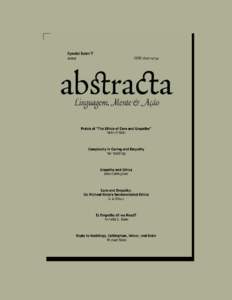 ABSTRACTA Linguagem, Mente e Ação ISSN[removed]Special Issue V 2010
